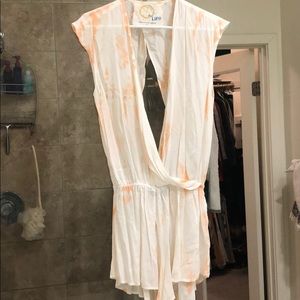 Planet Blue Blue Life Open Back Romper